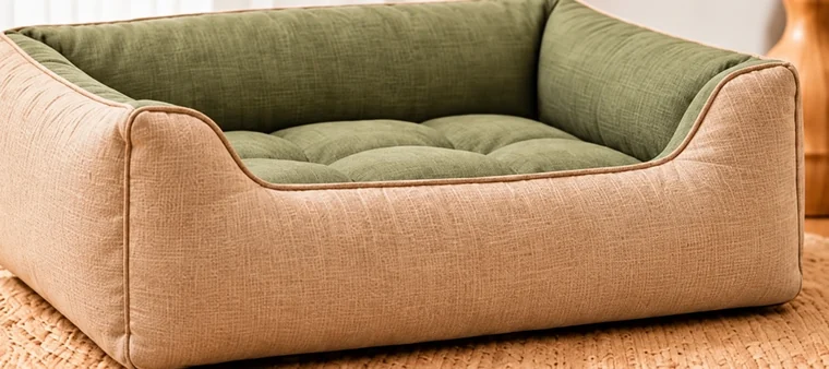 Bolster dog bed